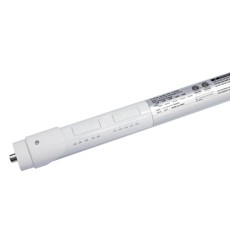 8FT LED T8 Tube Light, 48W Max, Type A+B, 5CCT Selectable