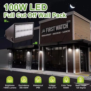 Emergency-Ready Full Cutoff LED Wall Pack