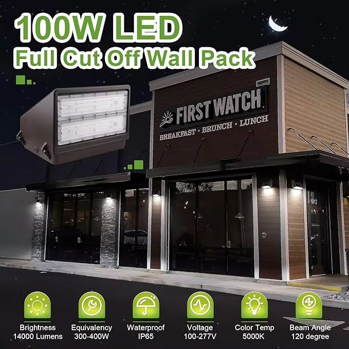Emergency-Ready Full Cutoff LED Wall Pack