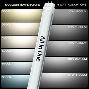 8FT 120-277V Type A+B LED T8 tube light