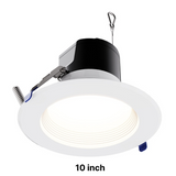 10 Inch Commercial LED Downlight, 40W Max, 5CCT Selectable