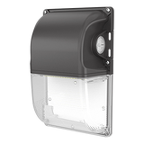 30/25/18W Mini LED Wall Pack, 3CCT, Dusk-to-Dawn Photocell