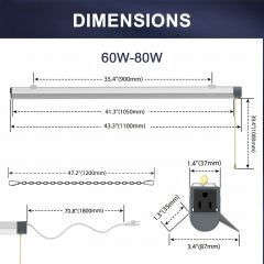 4FT LED shop light applications for retail offices warehouses and workshops