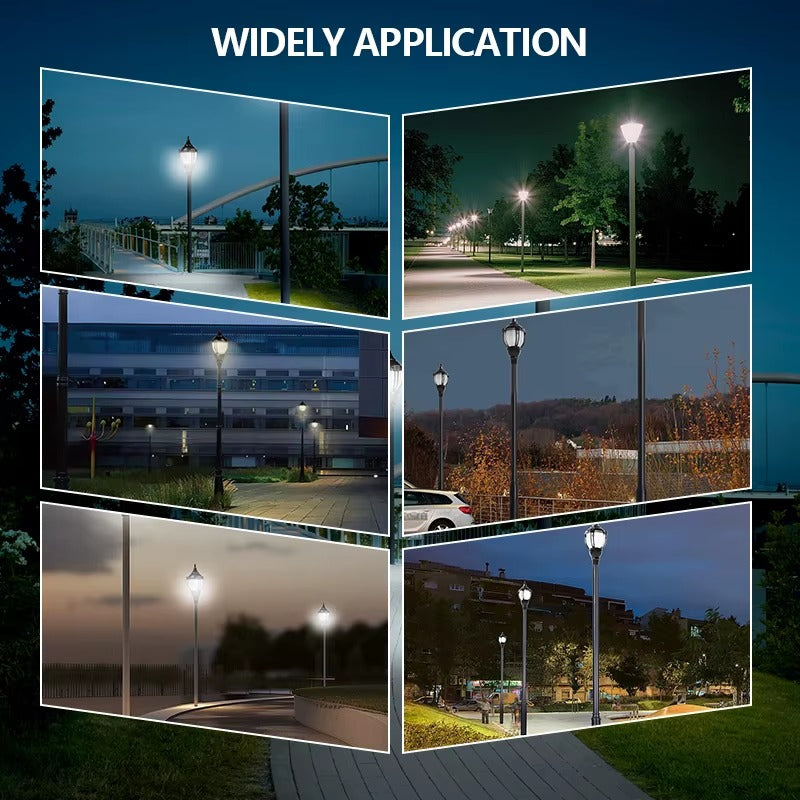 60/50/30W Selectable LED Acorn Post Top Light, 3CCT, Photocell