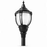 60/50/30W Selectable LED Acorn Post Top Light, 3CCT, Photocell