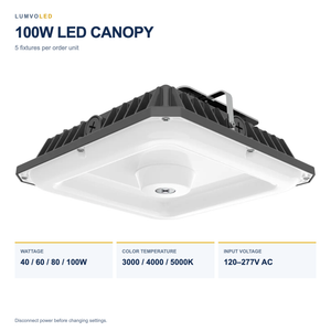 100W LED CANOPY — configuration