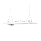 4-Pack Linear LED High Bay Light, 110-165W Selectable, 2CCT, 100-347V, Standard Sensor Base