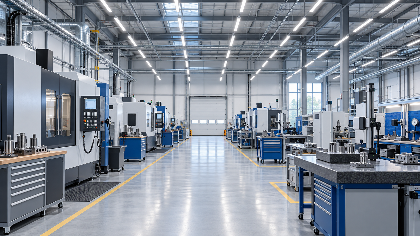 Commercial LED lighting for manufacturing and assembly facilities