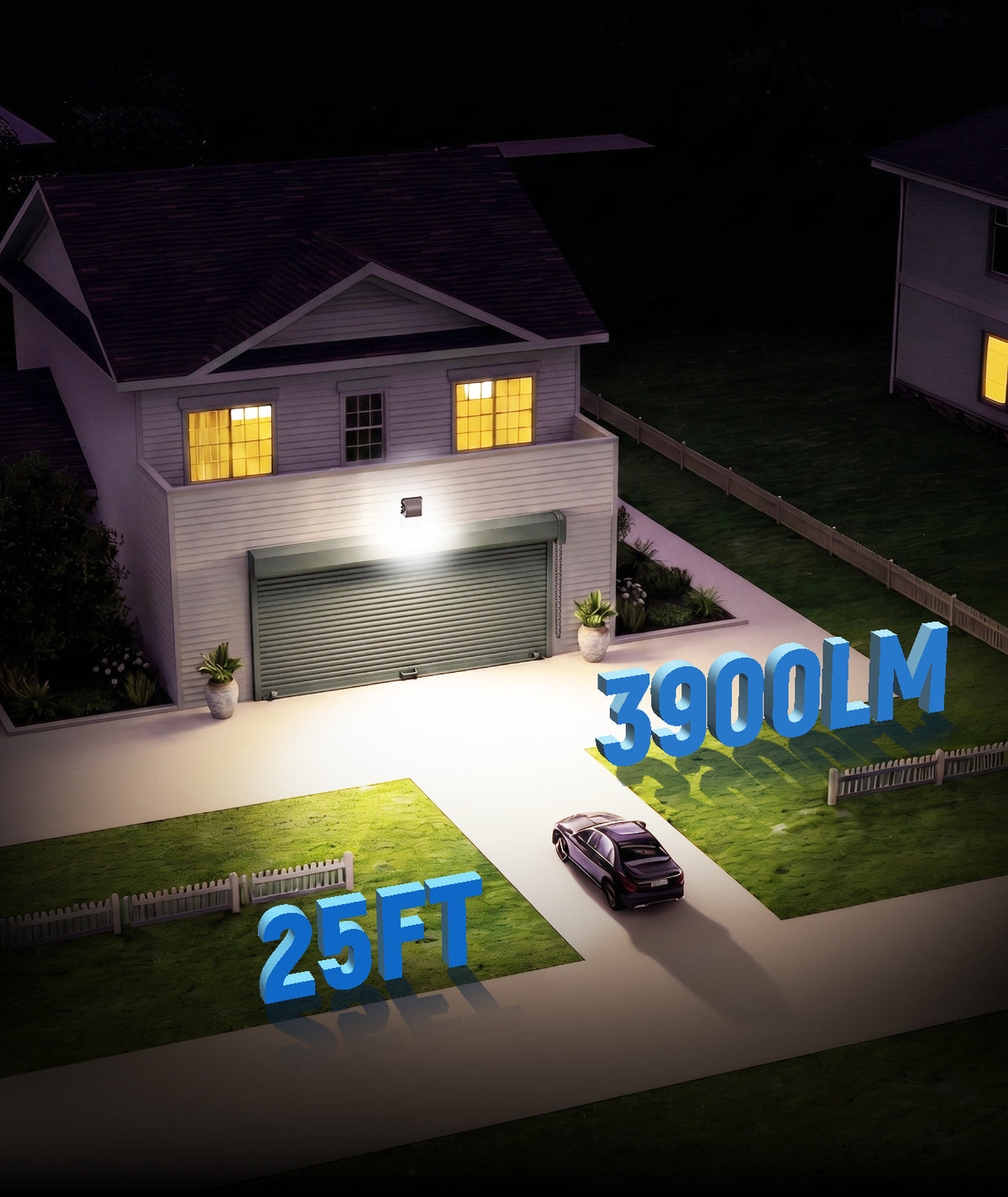 30/25/18W Mini LED Wall Pack, 3CCT, Dusk-to-Dawn Photocell